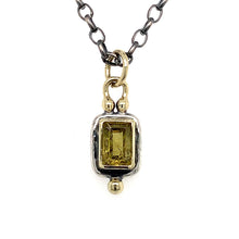 Load image into Gallery viewer, “Mysterious Mali Magic” - Mali Garnet 14K Gold &amp; Silver Pendant
