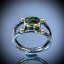 Load image into Gallery viewer, “Two Together” Ring (Tourmaline)
