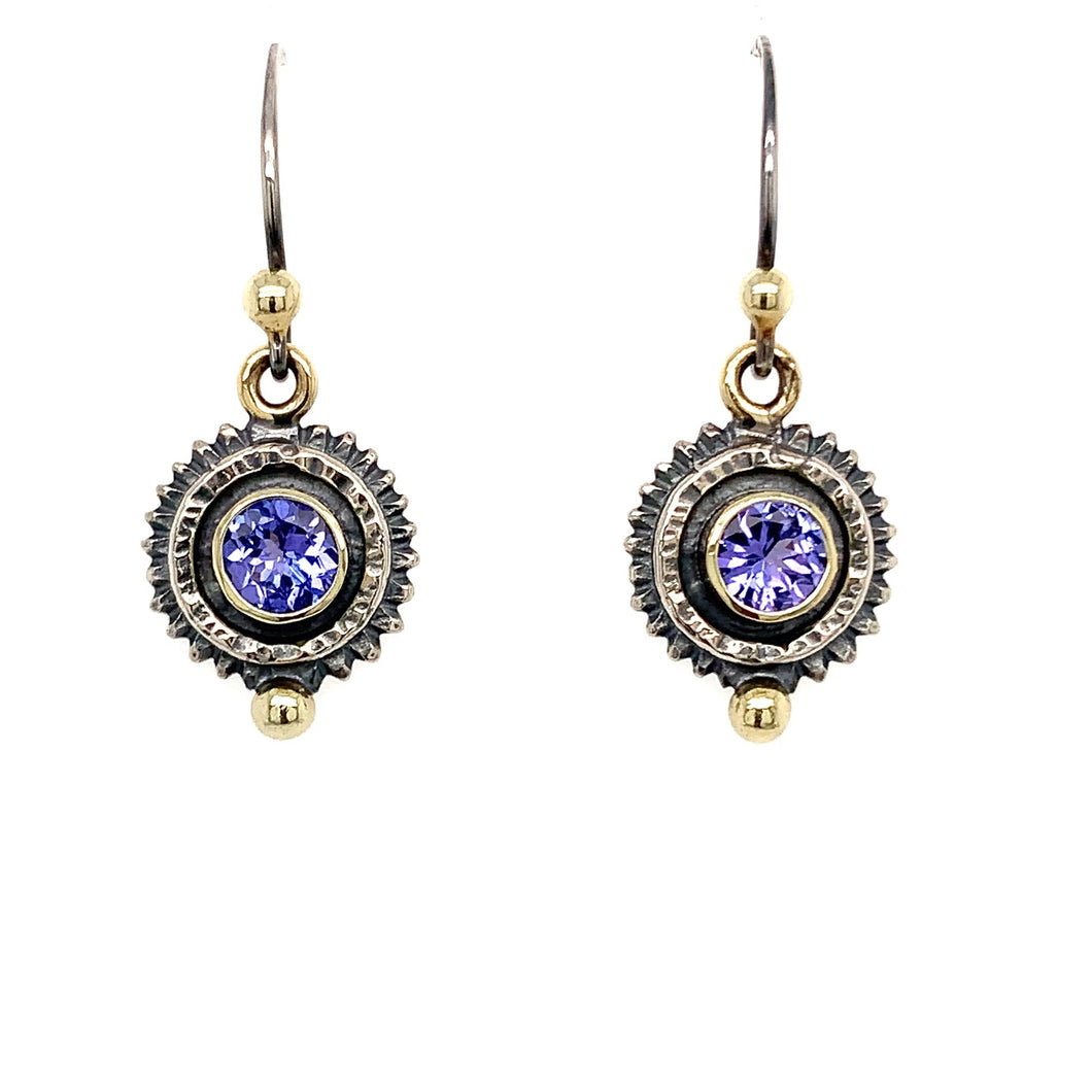 “Get Into Gear!” - Tanzanite Earrings