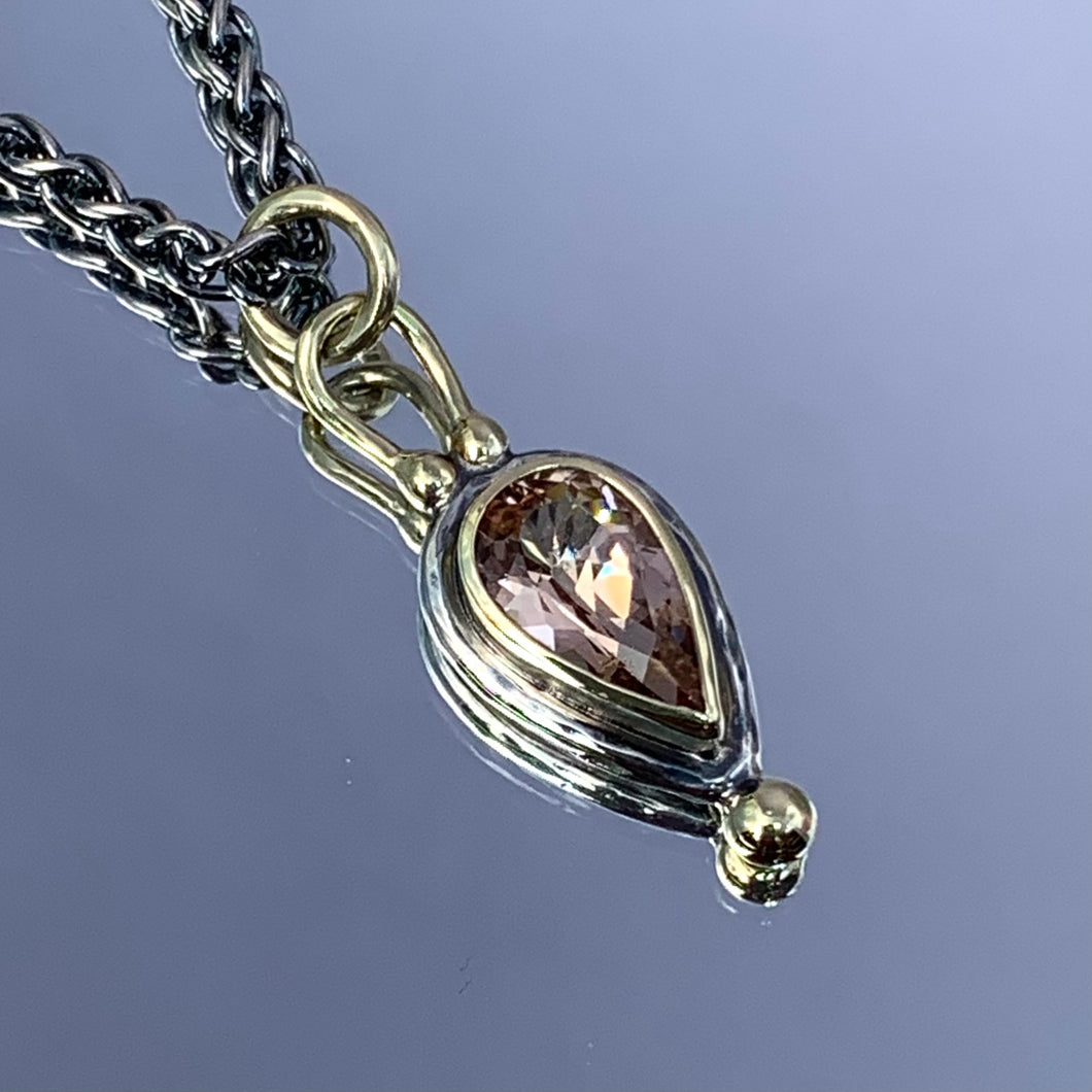 “Peachy Perfection” - Morganite Pendant