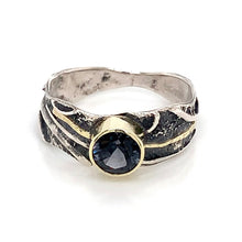 Load image into Gallery viewer, “Elvish Vibes” - Blue-Grey Spinel Ring
