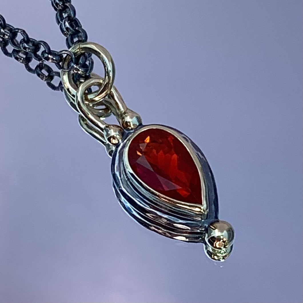 “Fire Within” - Fire Opal Pendant