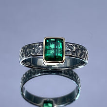 Load image into Gallery viewer, “Surreal Teal” - Indicolite Tourmaline Ring
