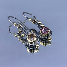 Load image into Gallery viewer, “Keys To My Heart” - Spinel &amp; Zircon Earrings
