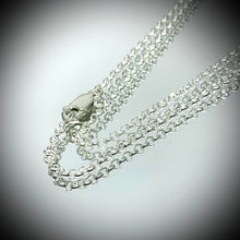 Load image into Gallery viewer, Silver 18 Inch 2mm Round Rolo Chain
