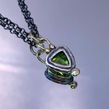 Load image into Gallery viewer, “Fern Finesse” - Peridot Pendant
