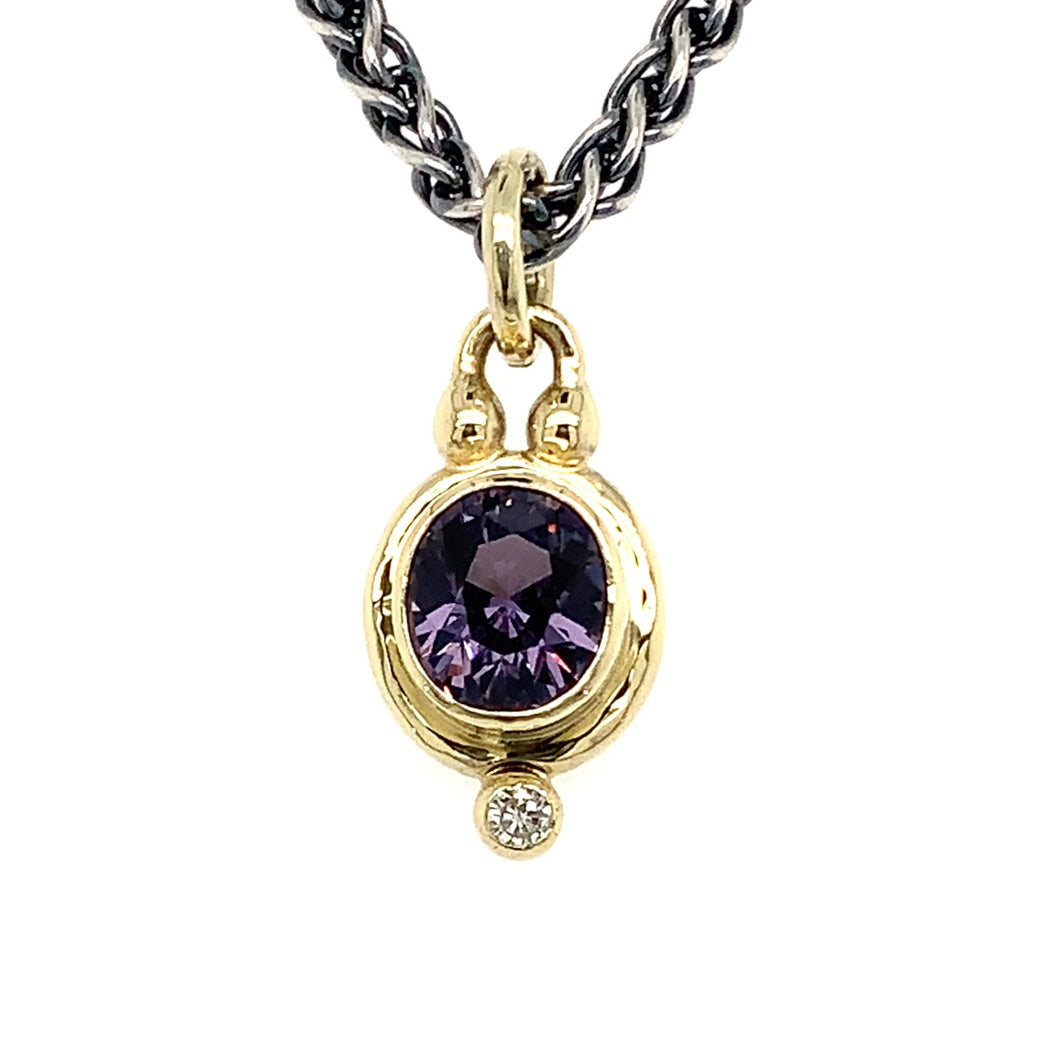 “Mystery” - Purple Spinel Pendant