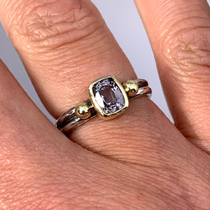 “Surreal” - Lilac Spinel Ring