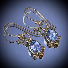 Load image into Gallery viewer, “Lavender Love” (Tanzanite) - Earrings
