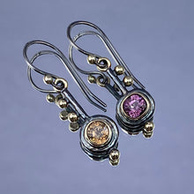 Load image into Gallery viewer, “Keys To My Heart” - Spinel &amp; Zircon Earrings
