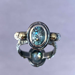 “Cure For The Blues” - Blue Zircon Ring