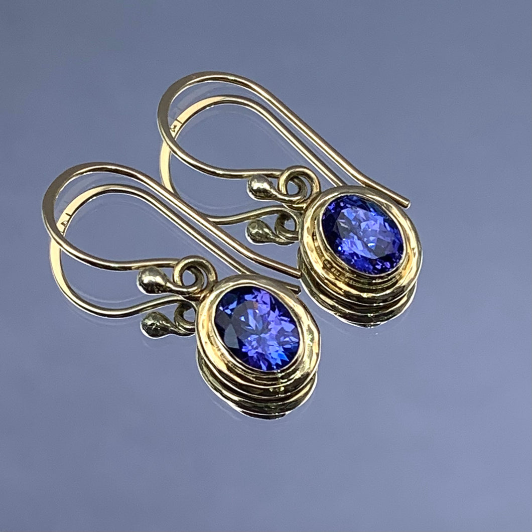 “Ocean Of Intuition” - Tanzanite Earrings