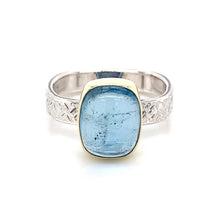 Load image into Gallery viewer, “Skylight Captured” - Aquamarine Ring
