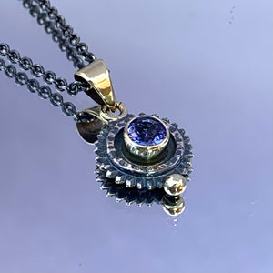 “Get Into Gear!” - Tanzanite Pendant