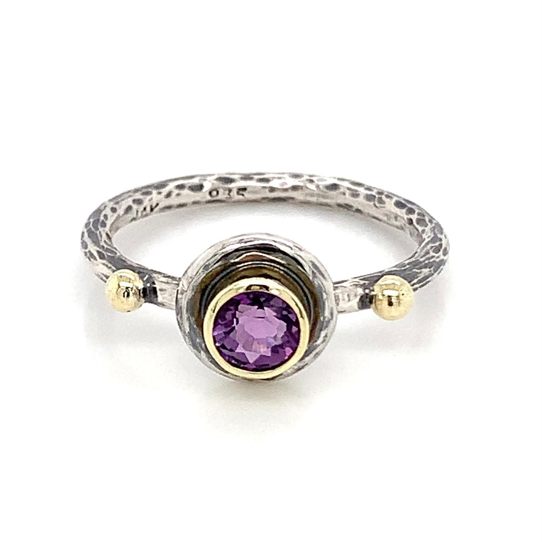 “Surreal” - Purple Spinel Ring