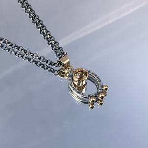 “Sparks Of Sunlight” - Golden Zircon Pendant