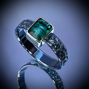 “Surreal Teal” Ring (Tourmaline)