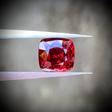 Load image into Gallery viewer, Vivid Red Spinel 1.33ct Cushion

