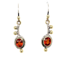 Load image into Gallery viewer, “Lava Droplets” Spessartite Garnet Earrings
