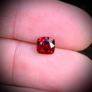 Vivid Red Spinel 1.33ct Cushion