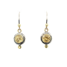 Load image into Gallery viewer, “Sparks Of Sunlight” - Golden Zircon Earrings
