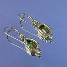 Load image into Gallery viewer, “Sphenetastic Olive Rainbows” - Sphene Earrings
