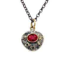 Load image into Gallery viewer, “Rugged” - Rubellite Tourmaline Pendant
