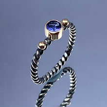 Load image into Gallery viewer, “Twist My Blues” - Tanzanite Ring
