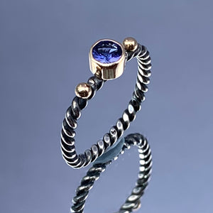 “Twist My Blues” - Tanzanite Ring