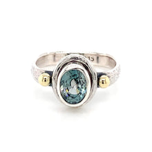 Load image into Gallery viewer, “Cure For The Blues” - Blue Zircon Ring
