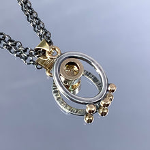 Load image into Gallery viewer, “Sparks Of Sunlight” - Golden Zircon Pendant
