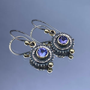 “Get Into Gear!” - Tanzanite Earrings