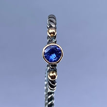 Load image into Gallery viewer, “Twist My Blues” - Tanzanite Ring
