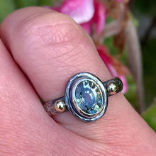 Load and play video in Gallery viewer, “Cure For The Blues” - Blue Zircon Ring
