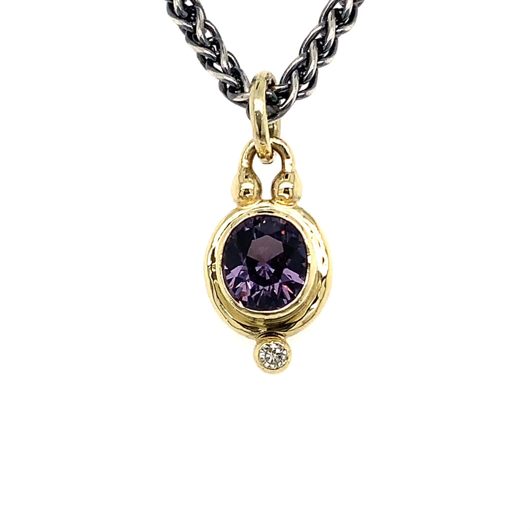 “Mystery” - Purple Spinel Pendant