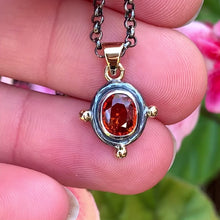 Load and play video in Gallery viewer, “Burning Desire” - Spessartite Garnet Pendant
