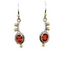 Load and play video in Gallery viewer, “Lava Droplets” Spessartite Garnet Earrings
