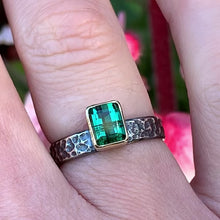 Load and play video in Gallery viewer, “Surreal Teal” - Indicolite Tourmaline Ring
