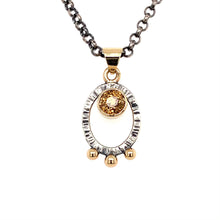 Load and play video in Gallery viewer, “Sparks Of Sunlight” - Golden Zircon Pendant
